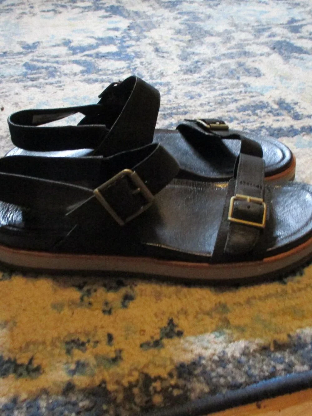 Merrell  Juno Buckle Women’s Black Ankle Strap Sandals Size 41/10US